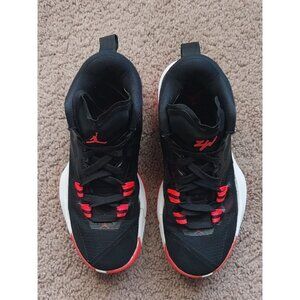 Air Jordan Zion 1 GS Bloodline Shoe Black 5.5Y